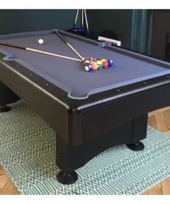 Buffalo Eliminator Il Stealth Pool Table In Black And Slate Grey