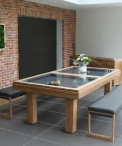 Toulet Outdoor Teck 7Ft English Pool Table